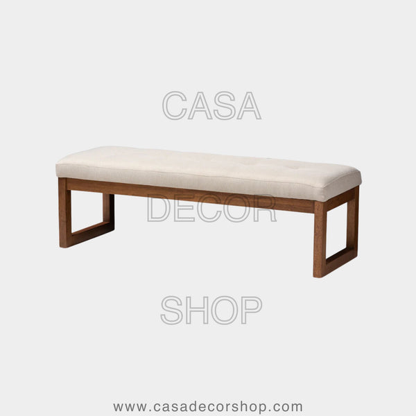 Casa Linen Upholstered Bench