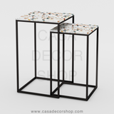 Terrazzo Nested Side Table