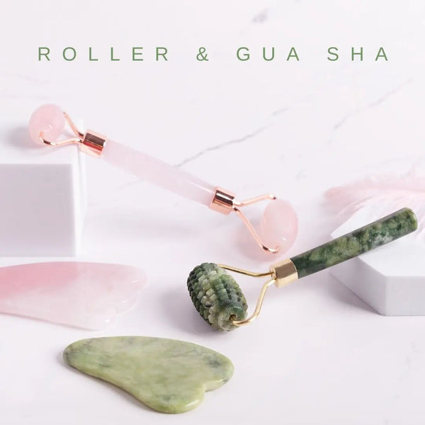 Give yourself a treat - Rose Quartz & Green Jade self care accessories