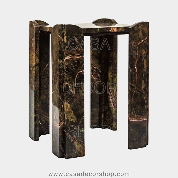 Obsidian Arc Side Table