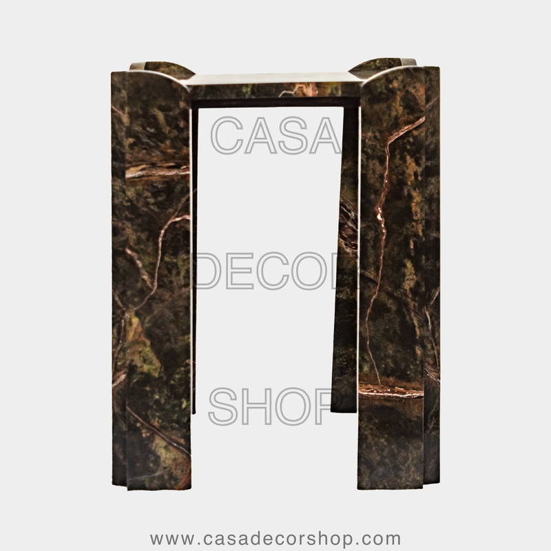 Obsidian Arc Side Table