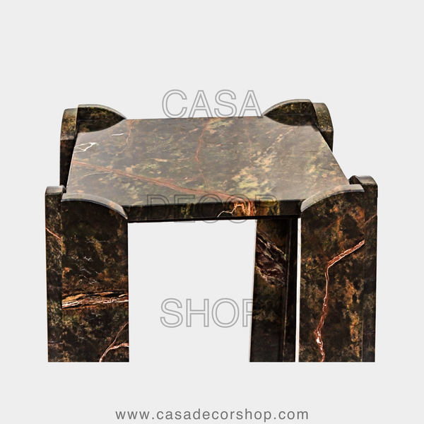 Obsidian Arc Side Table