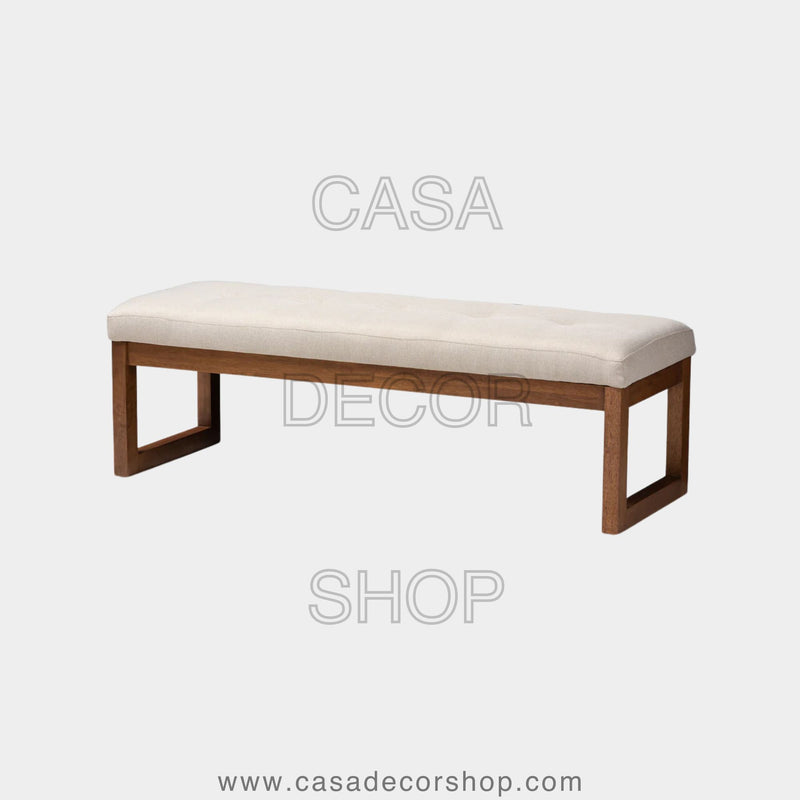 Casa Linen Upholstered Bench