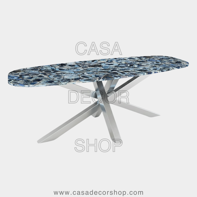 Blue Agate Dining Table