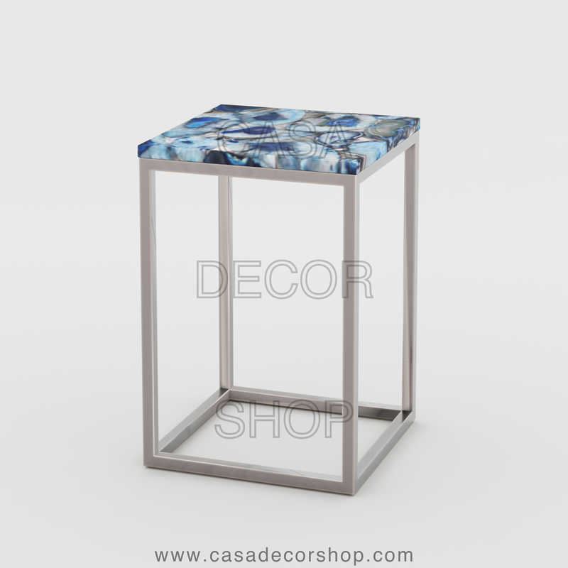 Blue Agate Side Table