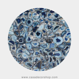 Blue Agate Round Dining Table