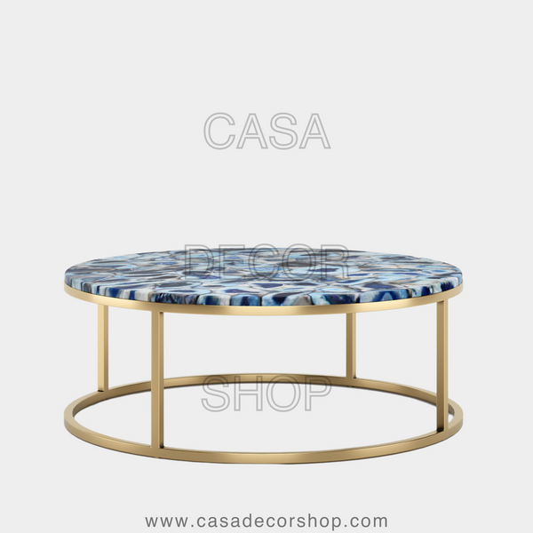 Blue Agate Coffee Table