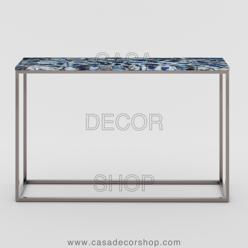 Blue Agate Console Table