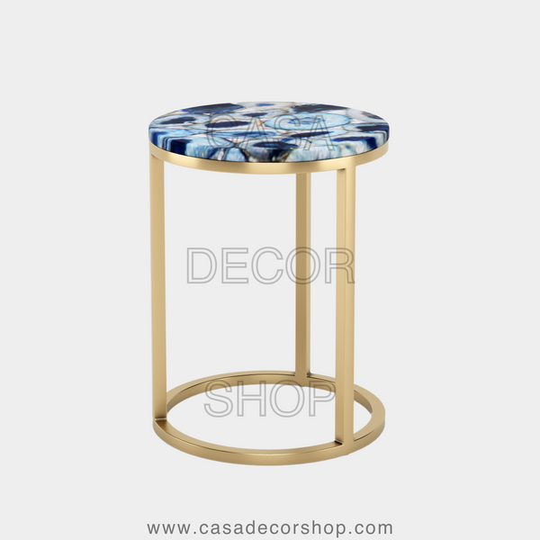 Blue Agate Side Table