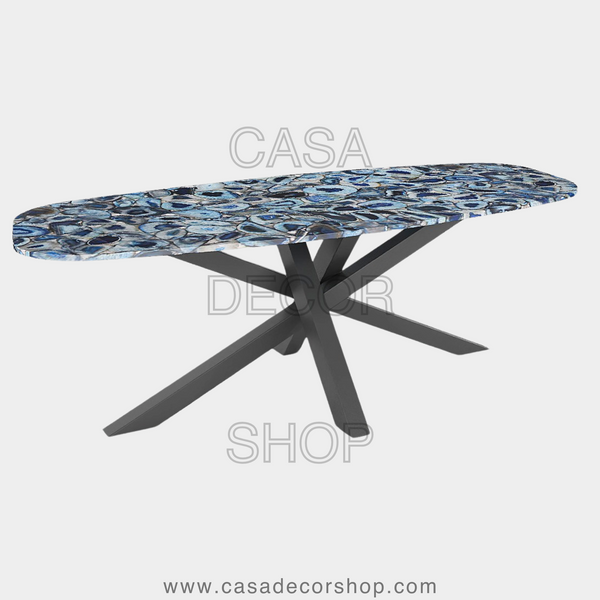 Blue Agate Dining Table