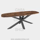 Yellow Tiger Eye Dining Table