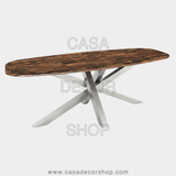 Yellow Tiger Eye Dining Table