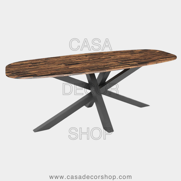 Yellow Tiger Eye Dining Table