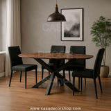 Yellow Tiger Eye Dining Table