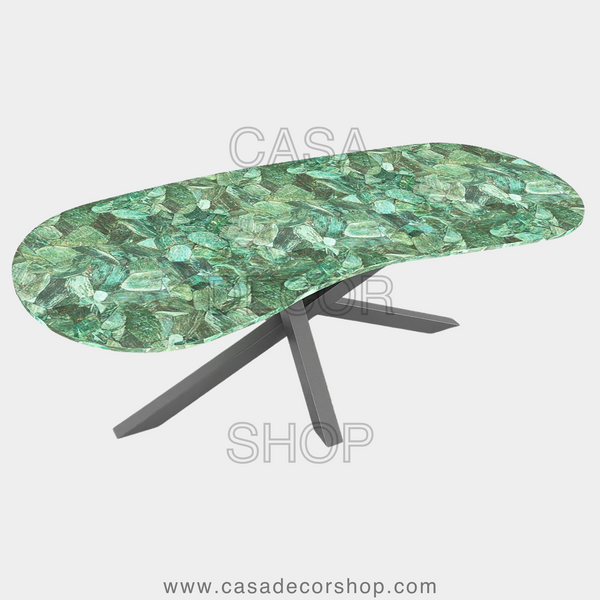 Green Aventurine Dining Table