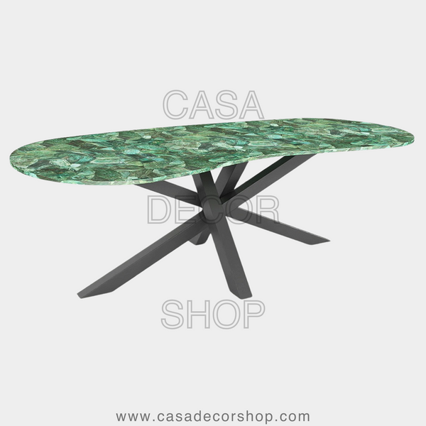 Green Aventurine Dining Table