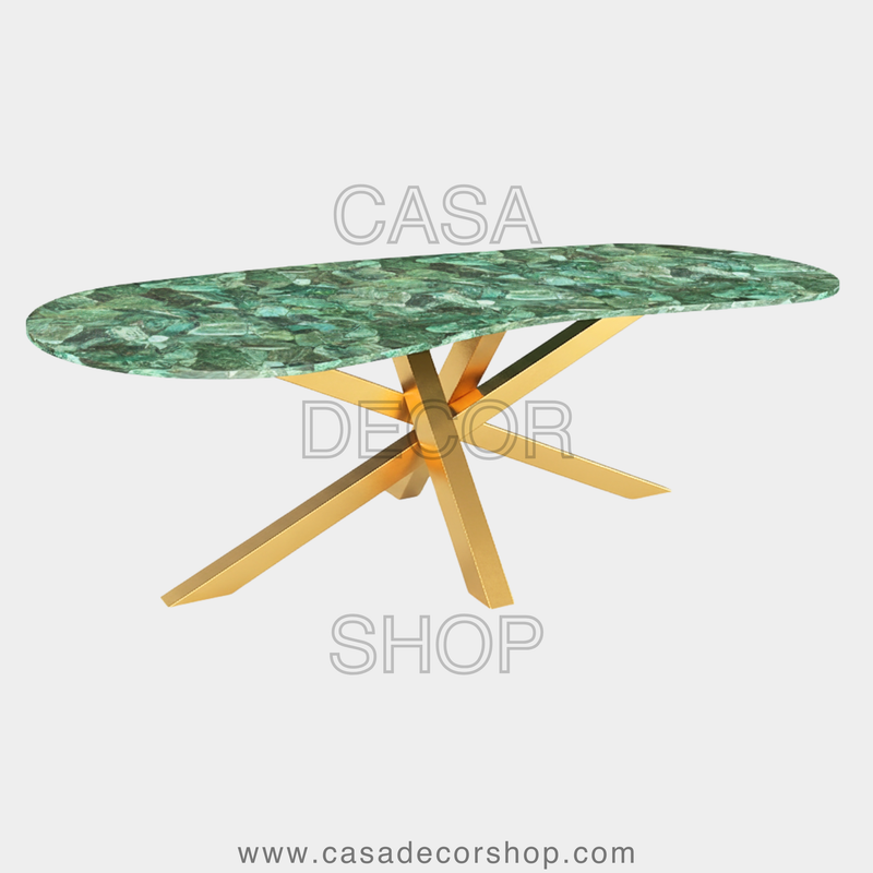 Green Aventurine Dining Table
