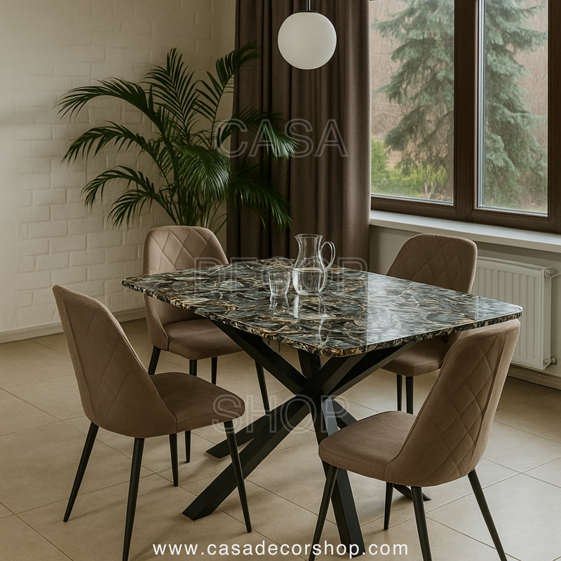 Grey Agate Dining Table