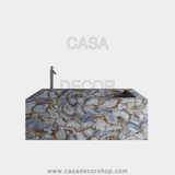 Agate Rectangular Bathtub