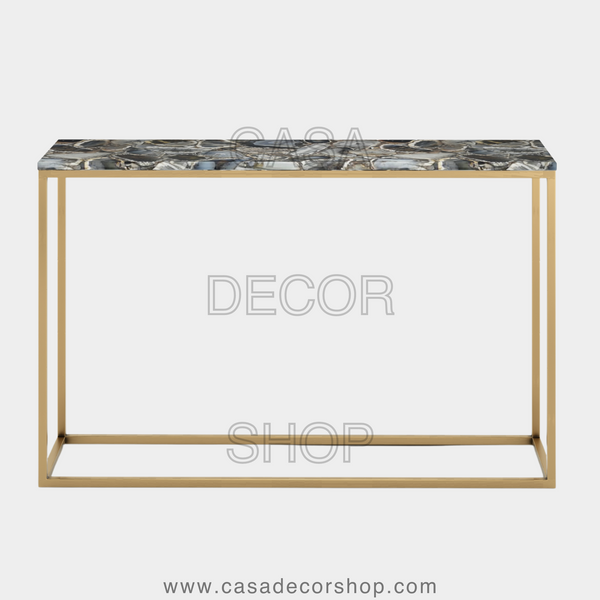 Grey Agate Console Table