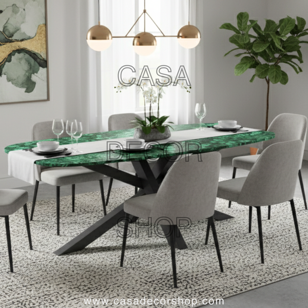 Malachite Dining Table