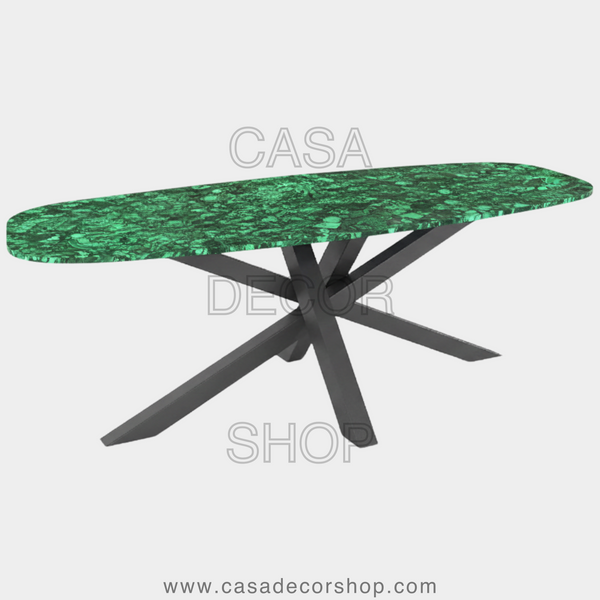 Malachite Dining Table