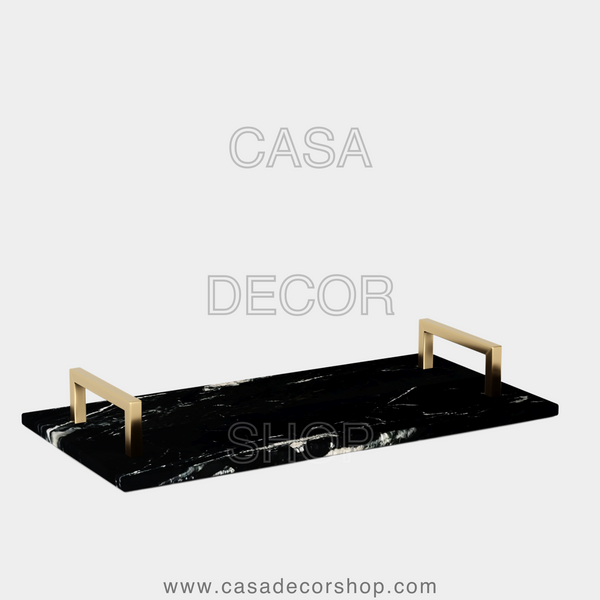 Black Marble Tray