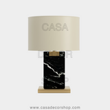 Black Marble Table Lamp