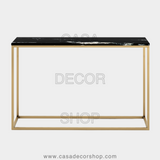 Black Marble Console Table