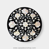 Imperial Blossom Mother of Pearl Inlay Side Table
