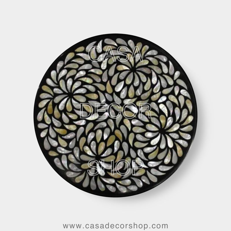 Midnight Bloom MOP Inlay Tabletop