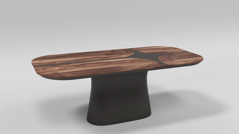 Outdoor dining table for hotel restaurants terrace dining and hospitality seating areas