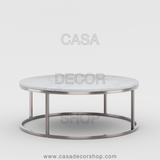 White Marble Coffee Table