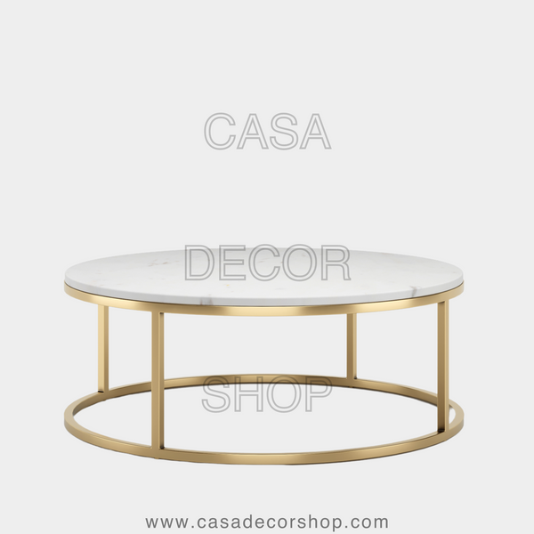 White Marble Coffee Table