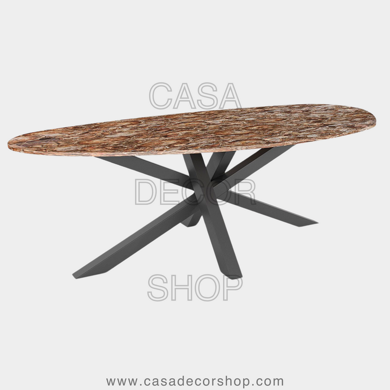 Petrified Wood Dining Table