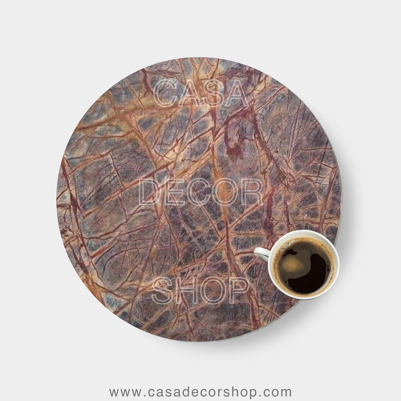 Brown Rainforest Marble Table Top