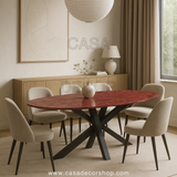 Red Jasper Dining Table