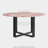 Rose Quartz Round Dining Table