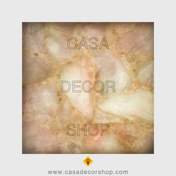 Rose Quartz Translucent Backlit Murals
