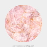 Rose Quartz Round Dining Table