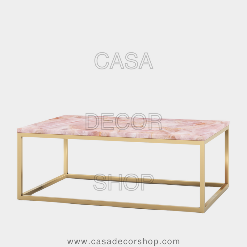 Rose Quartz Coffee Table