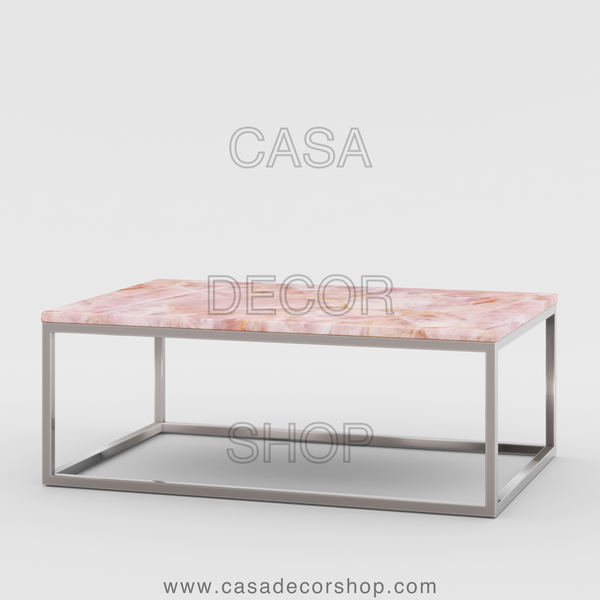 Rose Quartz Coffee Table Rectangular