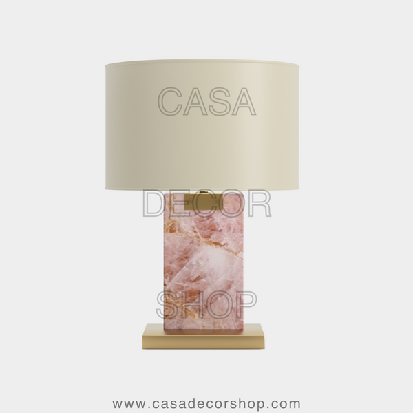 Rose Quartz Table Lamp