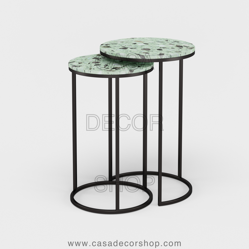 Terrazzo Nested Side Table