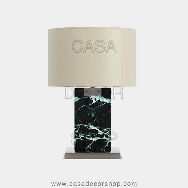 Green Marble Table Lamp