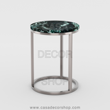 Green Marble Side Table