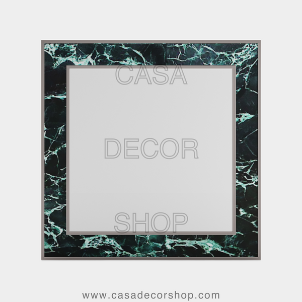 Green Marble Mirror