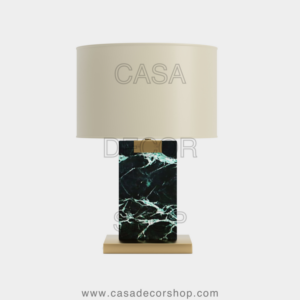 Green Marble Table Lamp