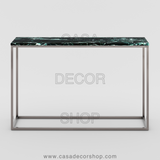 Green Marble Console Table