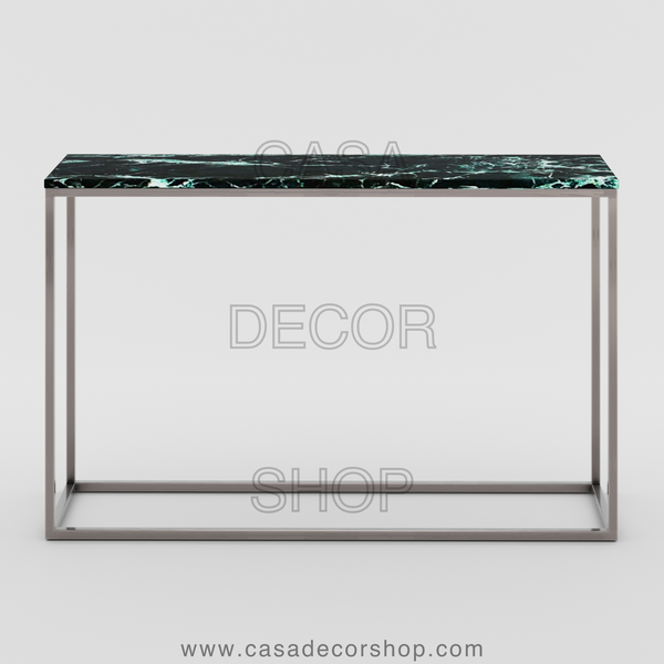 Green Marble Console Table